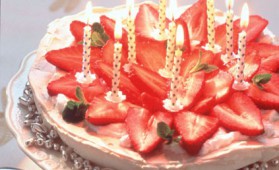 Pavlova aux fraises pour 6 personnes