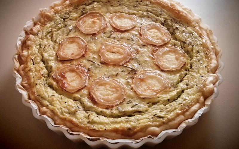 Recette tarte à la courgette pas chère et facile > cuisine étudiant