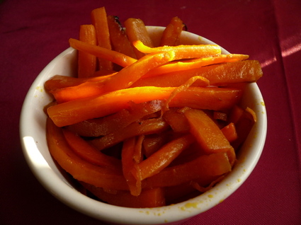 Recette de carottes confites à la cannelle