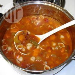 Recette soupe minestrone au poulet et aux artichauts – toutes les ...