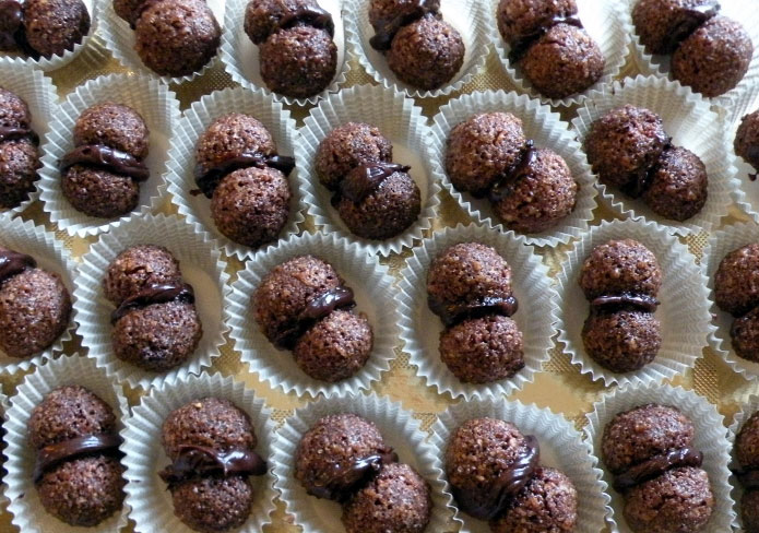 Baci di alassio : petits biscuits italiens au cœur chocolaté