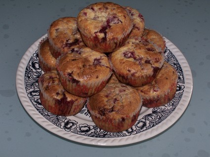 Recette muffins framboises  chocolat blanc (muffin dessert)