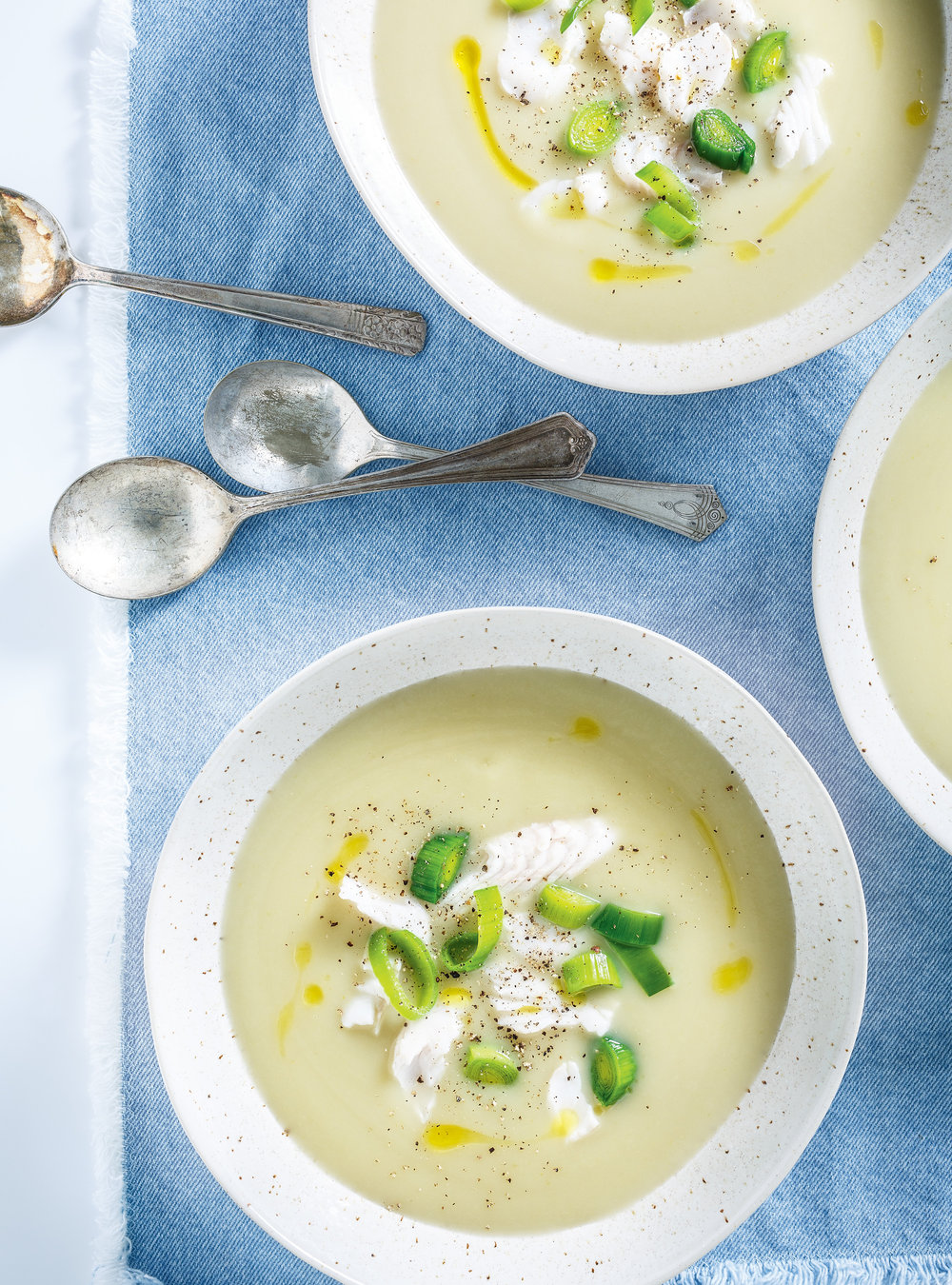 Potage au poireau et au poisson | ricardo