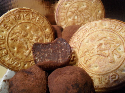 Recette de truffes aux galettes saint-michel