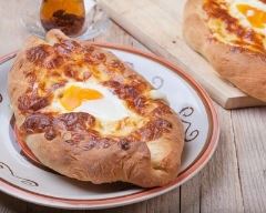 Recette egg boat façon pizza