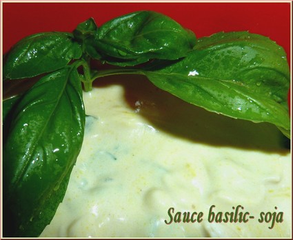 Recette de sauce soja  basilic