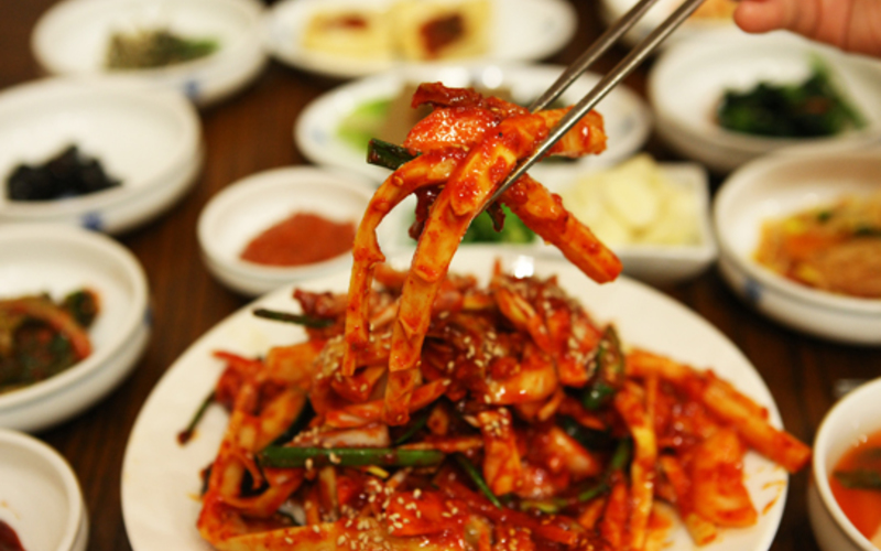 Recette ojingeo-bokkeum (calamars piquants à la coréenne ...