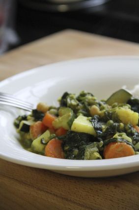 Recette curry de légumes (légume)