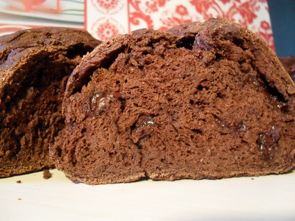 Recette de pain au cacao et pépites chocolat noir
