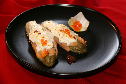 Recette endives gratinées au saumon et au mascarpone