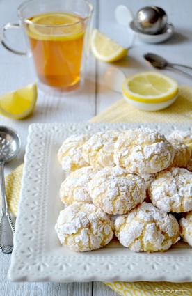 Recette de biscuits moelleux au citron, biscotti morbidi al limone