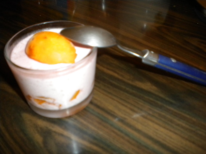 Panna cotta fraise et abricot