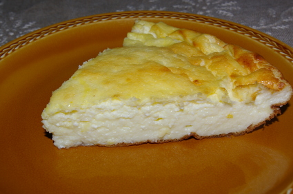 Recette de tarte au fromage blanc sans pâte