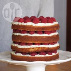 Recette naked cake aux framboises – toutes les recettes allrecipes