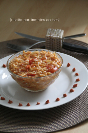 Recette de risotto aux tomates cerise