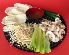 Recette fondue chinoise végétarienne végétarien sans gluten