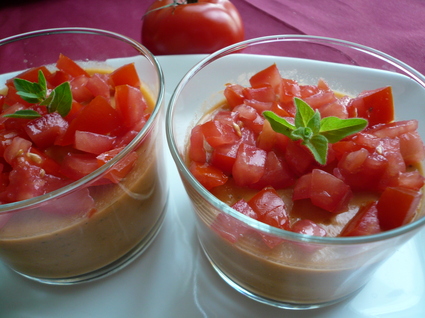 Recette de mousse légère à la tomate