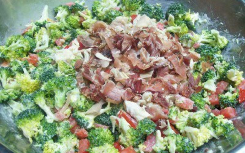 Recette brocolis aux lardons pas chère et rapide > cuisine étudiant