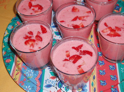 Recette yaourt aux fraises