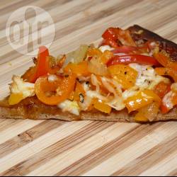 Recette pizza aux poivrons sur pita – toutes les recettes allrecipes