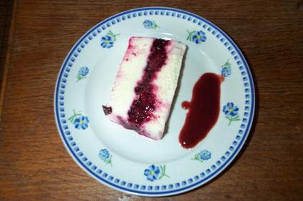 Recette de dessert rouge et blanc