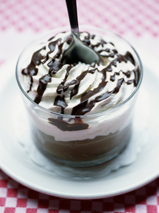 Recette de crème mont-blanc au chocolat noir