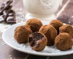 Recette truffes au chocolat noir faciles