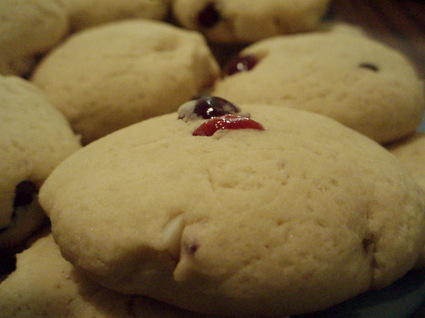 Recette de cookies croquants macadamia-cranberries