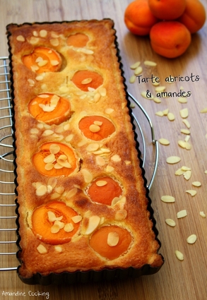Recette tarte aux abricots et aux amandes (tarte dessert)