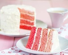 Recette pink layer cake