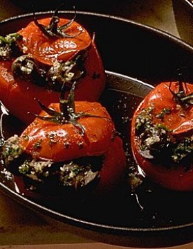 Tomates farcies aux escargots petits-gris pour 4 personnes ...