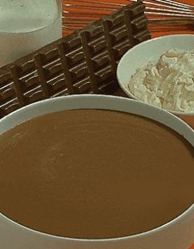 Crème au chocolat pour 4 personnes