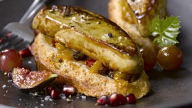 Les tartines d'automne au foie gras poêlé pour 4 personnes ...