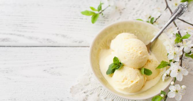 Recette de crème glacée à la vanille sans oeuf