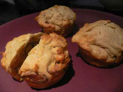 Muffins fondants aux noix de toutes sortes
