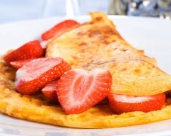 Recette omelette soufflée aux fraises