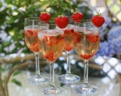 Recette cocktail de poiré aux fraises à ma façon
