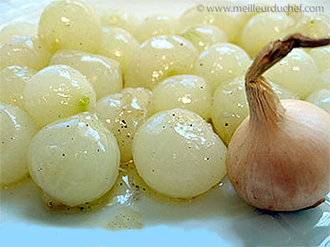 Glacer à blanc des petits oignons  fiche recette avec photos ...