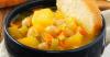 Recette de potage potiron, carottes et céleri