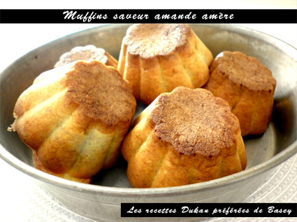Recette de muffin dukan saveur amande amère