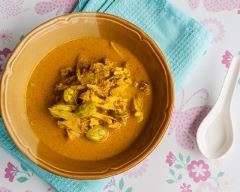 Recette curry de cabillaud
