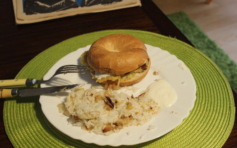 Recette bagel aux galettes de pommes de terre de légume ...