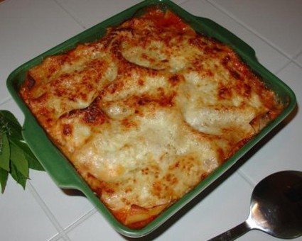 Recette de lasagnes aux courgettes, mozzarella et parmesan