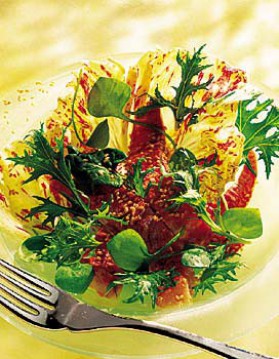 Salade de rougets pour 4 personnes