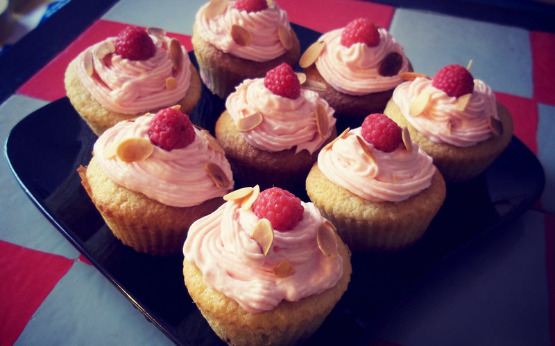 Recette cupcakes framboise/amande pas chère et facile > cuisine ...