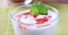 Recette de coupe de fromage blanc fraise et menthe express