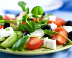 Recette salade de feta aux olives
