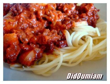 Recette de spaghettis bolongaise