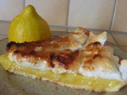Recette de tarte légère au citron meringuée