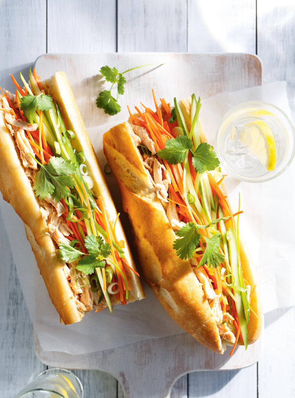 Sandwich au poulet à la vietnamienne | ricardo